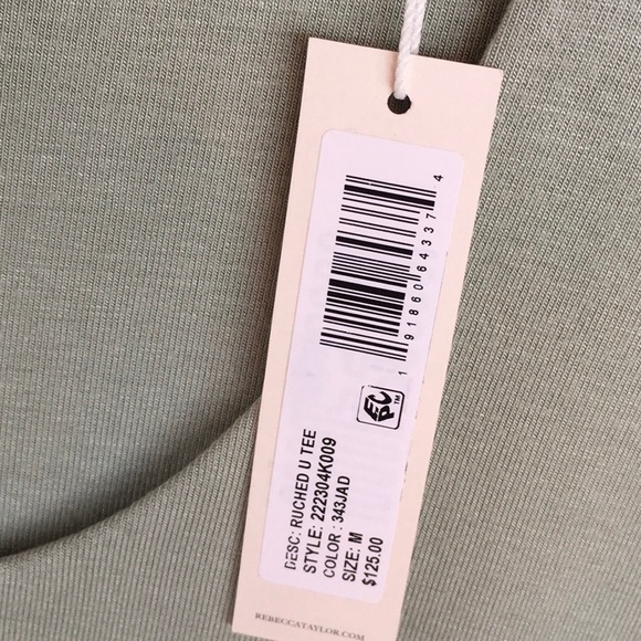 NWT Rebecca Taylor U Tee - Picture 6 of 7